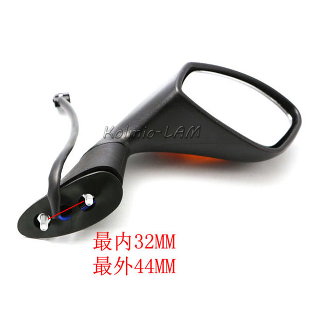 Suitable for Apulia RSV4 1000 GPR250 150 modified rearview mirror with turn signal reflector