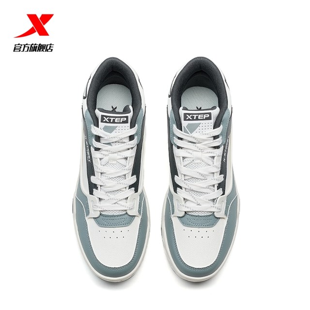 Xtep Sky Ridge Shoes 2025 Autumn New versatile and comfortable men's shoes Trendy casual shoes Leather warm sports shoes
