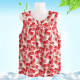 Mom summer sleeveless T-shirt for women's fashionable shirt loose round neck vest middle-aged and elderly women plus fat plus size sweat shirt
