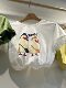 2024 summer new Korean version round neck loose versatile temperament duck fashionable printed short-sleeved T-shirt women's top