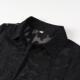 AliExpress 2025 summer cross-border European and American women's clothing black flower cut lotus leaf long sleeve shirt top for women
