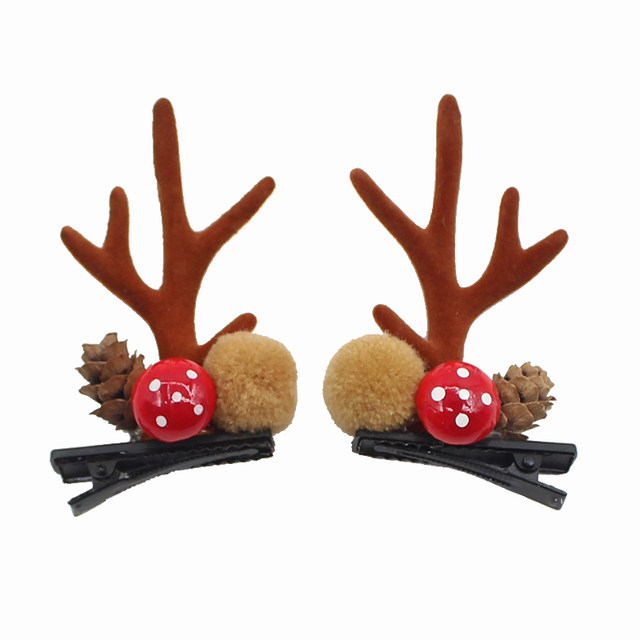 Christmas Day headdress Santa Claus, Santa Claus, a deer -hug adult on the hair hoe, children's Christmas card, jewelry headband
