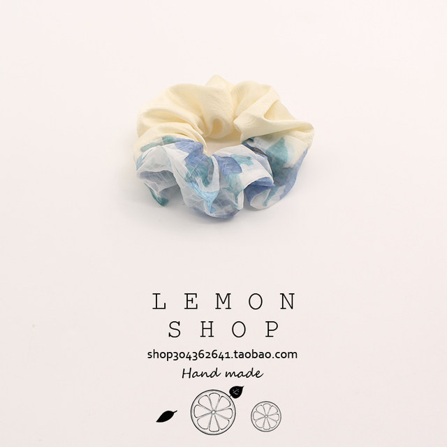 Super fairy large intestine hair circle women's high-end sense of internet celebrity hair rope tie head rope 2025 new style bun head ponytail hair accessories