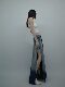 SHUISHUI ​​American street hot girl high slit denim skirt for women with niche wash and old A-line skirt