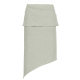 "Positive and negative two wears' designer brand 24 spring and summer crying girl asymmetric split double -layer straight half -body skirt