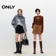 
ONLY summer work style slimming pocket A-line short skirt leather skirt skirt women 12449M003
