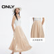 ONLY summer fashion flower bud skirt flowing high waist mid-length umbrella skirt skirt women 124116021