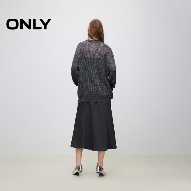 ONLY winter fashion lady knitted cardigan long skirt suit dress women 124307063
