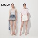 ONLY summer sweet style gradient A-line high waist skirt shorts jeans women 124243036

