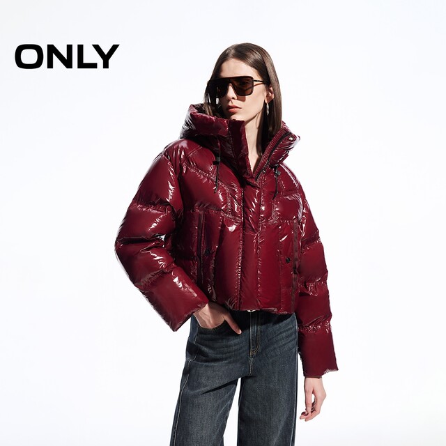 ONLY winter 90 white duck down fashionable heat-sensing short down jacket for women 124423065