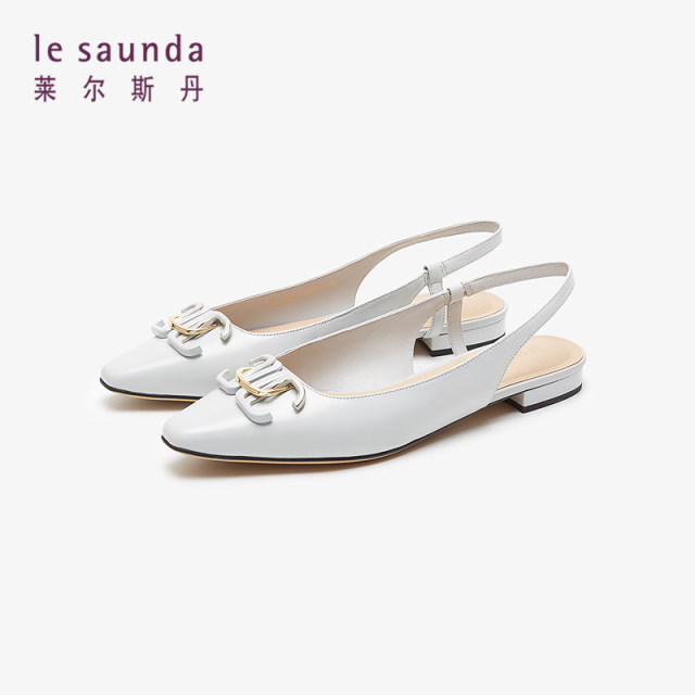 Lylesdan Shopping Mall Elegant Commuter Metal Boutique Square-toe Sandals Women's Shoes 5M18902
