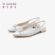 Lylesdan Shopping Mall Elegant Commuter Metal Boutique Square-toe Sandals Women's Shoes 5M18902
