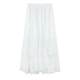 2025 autumn and winter new Korean style fashion heavy industry elastic waist lace ear skirt women's sweet super fairy skirt
