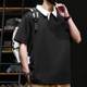
OBCY fashionable youth men's wear A antibacterial summer casual short-sleeved T-shirt color-blocked lapel POLO shirt P commuting style