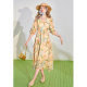 Fairy Pocket French V-neck Waist Floral Dress Women's 2024 Summer New Style