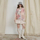 Fairy Pocket Cat Printed V-neck Knit Cardigan Women's 2025 Spring New Style Design Sense Lazy Style Top
