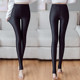 Autumn and winter plus fat and plus velvet glossy pants for women to wear large size fat MM pants for fat people 200Jin [Jin equals 0.5kg] high elastic leggings
