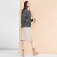 Pickup Spring and Autumn Black Skirts irregular skirt Women's A -line Women's A -Words Women's Design Sensors D193NS3213