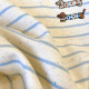 Little C home Korean striped cartoon puppy embroidered sweatshirt for women 2025 spring new loose round neck age-reducing top
