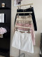 Korean retro high waist wash cotton denim work skirt for women in spring and summer anti-exposure and slimming versatile hip-covered skirt