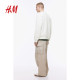 HM men's and women's sweatshirts summer American casual couple's cotton long-sleeved top 1035204
