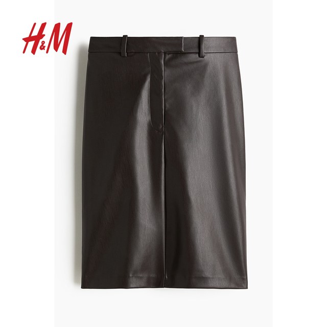 HM Women's Skirt Summer Elegant Commuter Knee-High Pencil Skirt 1244452
