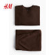 HM women's suit summer slim sports soft long-sleeved sweatshirt jogging pants 1250206
