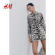 HM2025 summer new women's fashion casual casual twill mini skirt 1281903

