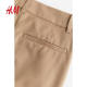 HM women's pants summer simple mid-waist slim commuter straight pants casual trousers 1176514
