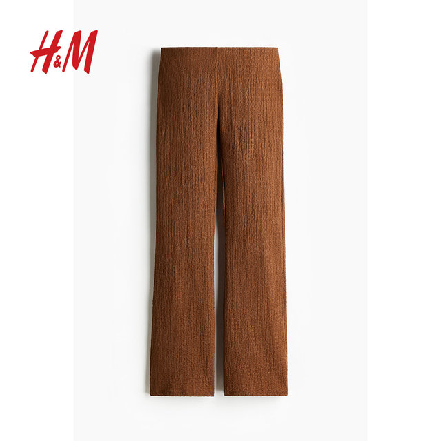 HM summer women's clothing fashion casual casual wrinkle trousers 1274428