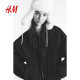HM women's short jacket summer comfortable and fashionable cotton-pinching bomber jacket 1200163
