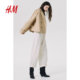 HM 2025 summer new women's short trench coat long sleeves 1259401