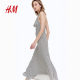 HM2025 summer new women's clothing, fashionable casual and versatile crepe-like A-line skirt 1284906