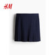HM women's skirt 2025 summer new soft and comfortable cork knitted slim fit short skirt 1276346