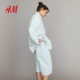 HM Women's Shirt 2025 Summer New Feather Soft Oversized Denim Shirt 1260480