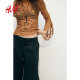 HM women's pants summer loose comfortable casual pants wide-leg pants crepe knitted trousers 1252342