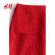 HM women's red skirt summer new velvet A-line short skirt 1271132
