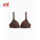 HM2025 Summer New Women's Padded Ringless Fine Fiber Bra 1260876

