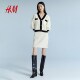 HM women's skirt summer Christmas simple and elegant slim and fashionable A-line skirt 1223382