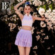 BE Fan De'an joint fashion series women's skirt split swimsuit sweet college style sports hot spring vacation