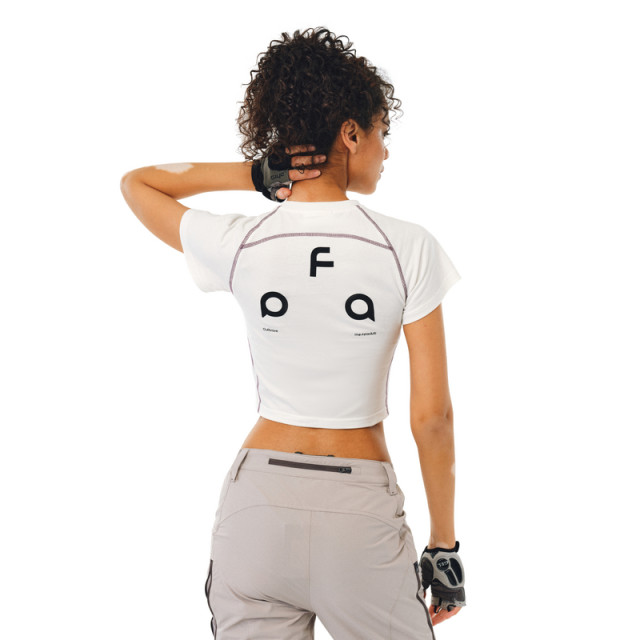 FPA sports Hasselblad 7A antibacterial logo short sleeve summer national trend high-end short slim round neck T-shirt for women
