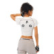 FPA sports Hasselblad 7A antibacterial logo short sleeve summer national trend high-end short slim round neck T-shirt for women
