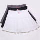 Summer pleated skirt for women's spring and autumn zipper skirt ins Korean high-waisted black student short skirt A-line skirt skirt