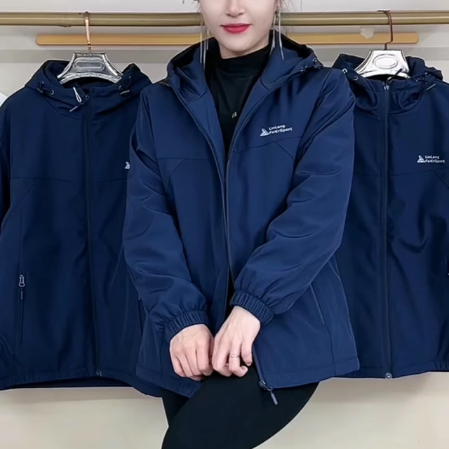 
Casual commuting clean version letter padded jacket jacket autumn and winter warm mother jacket fashionable middle-aged and elderly women's clothing