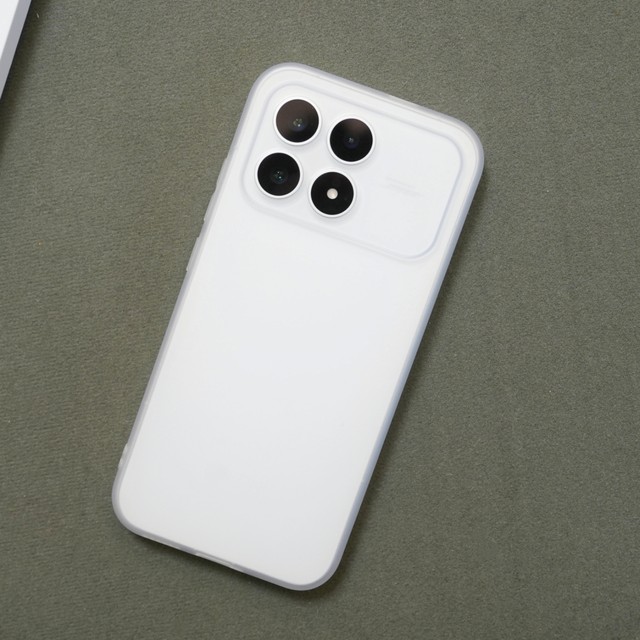 Zang No Suitable for Redmi K90 mobile phone case K90Promax anti-fall matte translucent soft tpu silicone K70pro ultra-thin all-inclusive protective cover K80Pro men and women Redmi heat dissipation white and black E