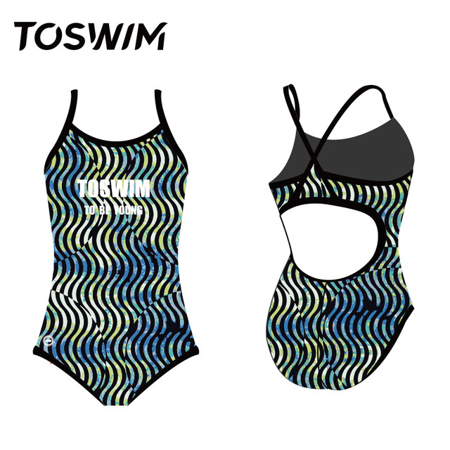 TOSWIM Children's Swimsuit Girls, Girls, Girls and Girls, Fast drying sunscreen, triangle swimsuit, hot spring swimsuit
