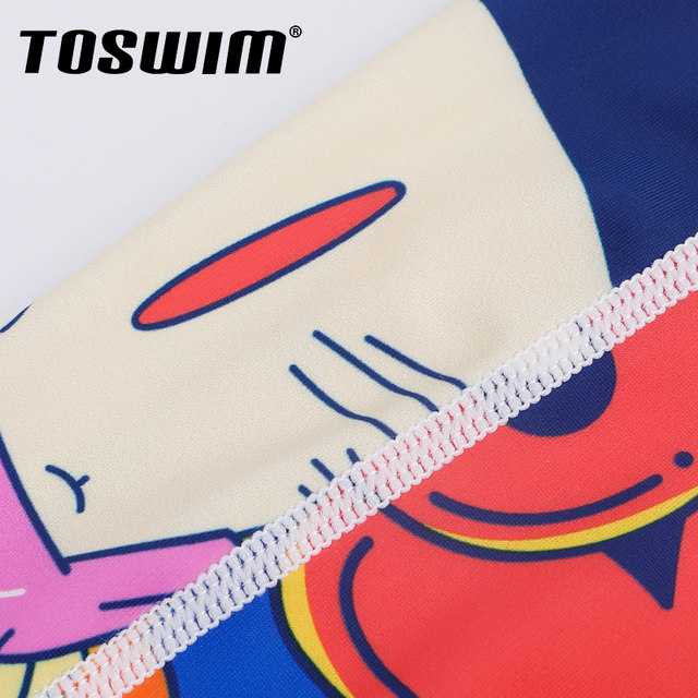 TOSWIMKIDS Tuosheng Xiaoxiaoyou Girls Boys One-piece Swimsuit Sun Protection Boys Swimwear Warm Hot Spring