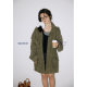 Jinggu white label DADATATA100 cotton loose work jacket for women slightly fat mm wear

