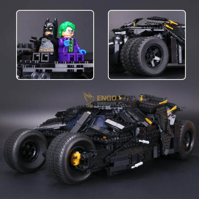 Jigsaw puzzle building 76023 Batman movie Bat Chariot assembly Chinese building blocks boys toy 07060