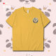 Bun Panda emoticon pack awkward short-sleeved T-shirt for men and women fun cartoon pattern clothes summer loose trendy design without boundaries